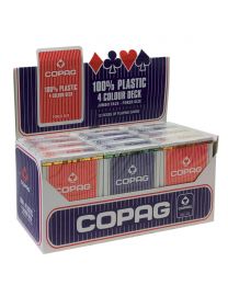 12 Decks Brick Box Playing Cards COPAG 4 Color