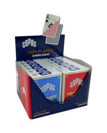 COPAG 12 decks plastic kaarten 2 jumbo indexen