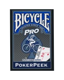 Bicycle Pro Speelkaarten Poker Peek Blauw
