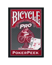 Bicycle Pro Speelkaarten Poker Peek Rood