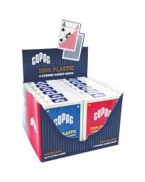 COPAG 12 pack plastic speelkaarten 4 jumbo index