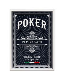 Dal Negro speelkaarten poker zwart