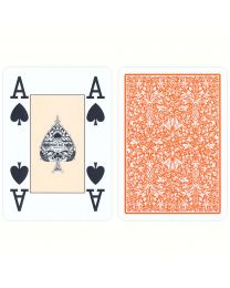 Dal Negro speelkaarten poker oranje
