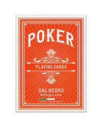 Dal Negro speelkaarten poker oranje
