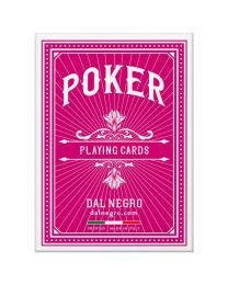 Dal Negro speelkaarten poker roze