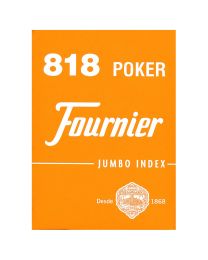 818 Poker Fournier speelkaarten oranje