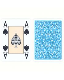 Dal Negro speelkaarten poker lichtblauw
