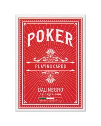 Dal Negro speelkaarten poker rood
