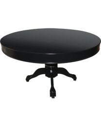Round poker table dining top