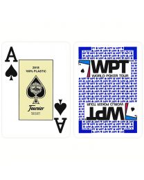 WPT Gold Fournier plastic poker speelkaarten blauw