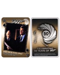 James Bond kaarten 50 jaar zilver