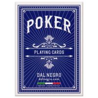 Dal Negro speelkaarten poker blauw