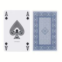Ace bridge speelkaarten linnen finish blauw