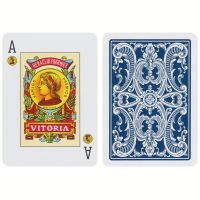 Fournier 20 Poker Speelkaarten Spanje Blauw