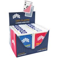 COPAG 12 pack plastic speelkaarten 4 jumbo index