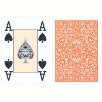 Dal Negro speelkaarten poker oranje
