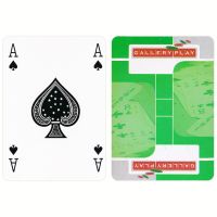 Gallery Play green playing cards