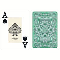 Plastic kaarten Modiano Texas Poker groen