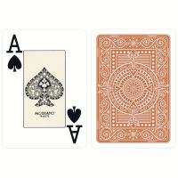 Plastic kaarten Modiano Texas Poker bruin