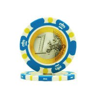 Pokerchips Euro ontwerp €1