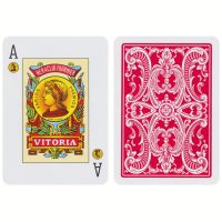 Fournier 20 Poker Speelkaarten Spanje Rood