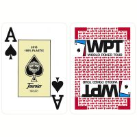 WPT Gold Fournier plastic poker speelkaarten rood